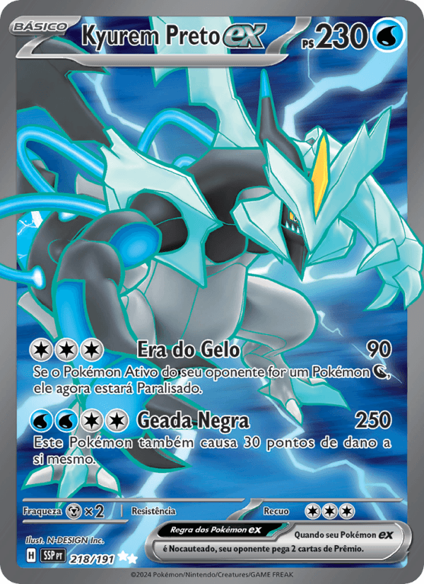 Carta Kyurem Preto ex