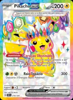 Carta Pikachu ex