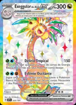 Carta Exeggutor de Alola ex