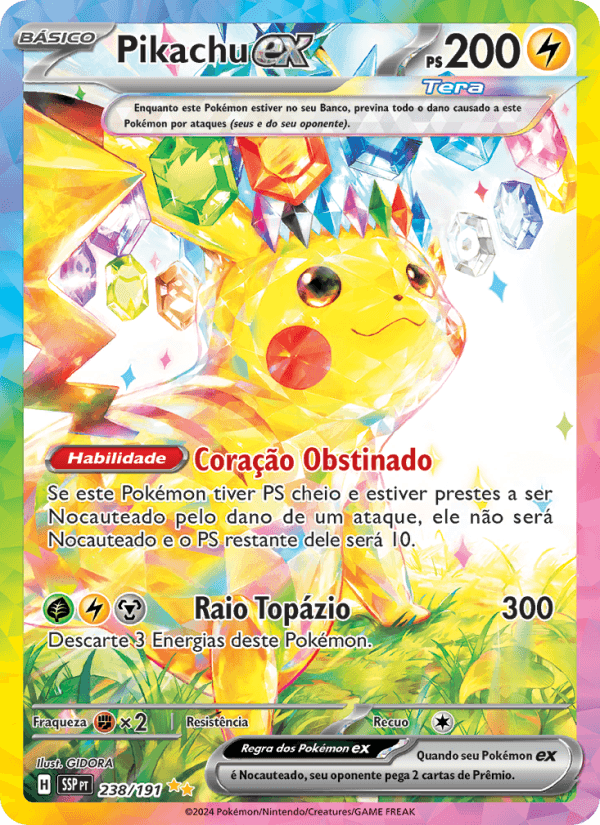 Carta Pikachu ex