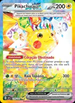 Carta Pikachu ex