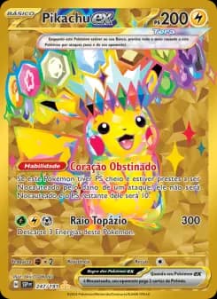 Carta Pikachu ex