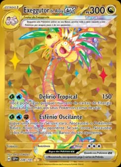Carta Exeggutor de Alola ex