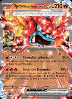 Carta Ogerpon Máscara Fornalha ex