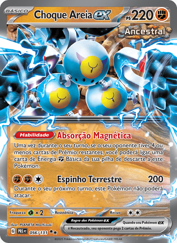 Carta Choque Areia ex