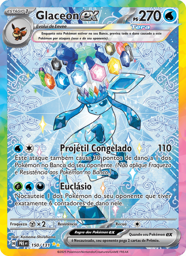 Carta Glaceon ex