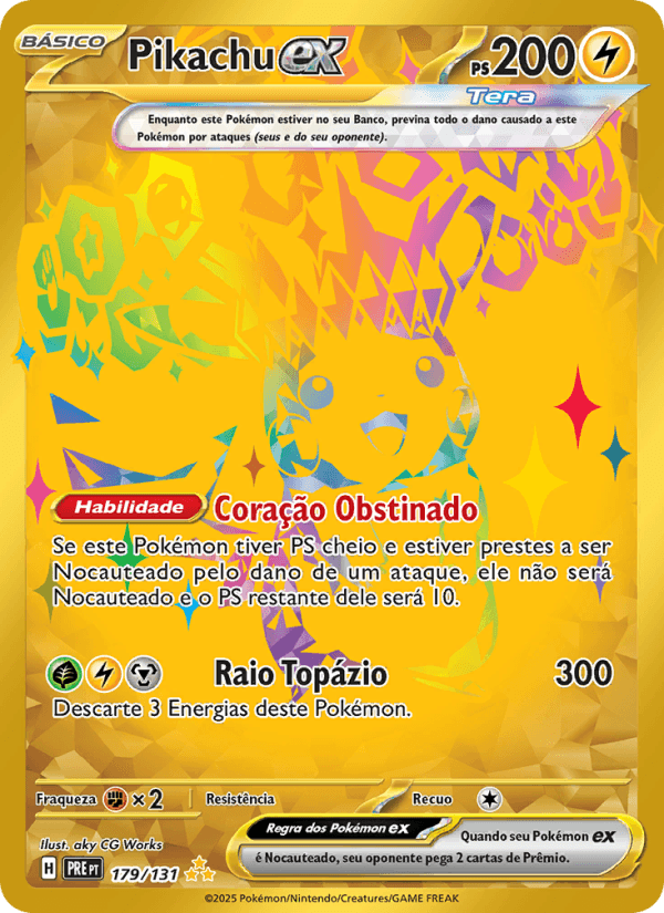 Carta Pikachu ex