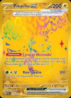 Carta Pikachu ex