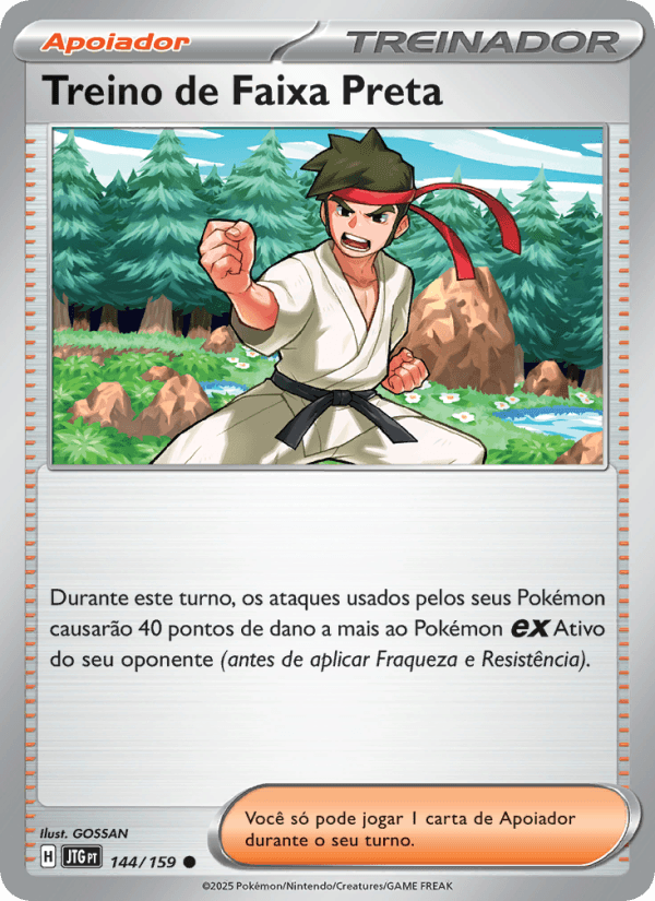 Carta Treino de Faixa Preta