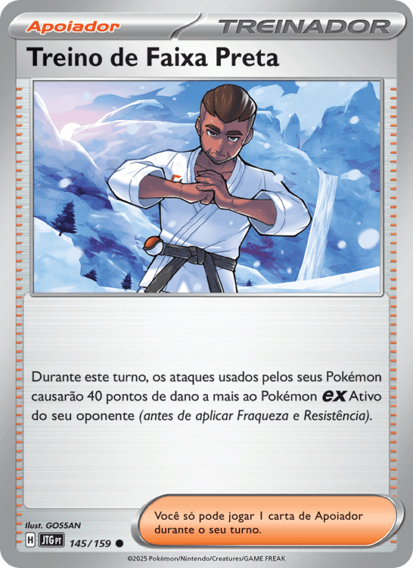 Carta Treino de Faixa Preta