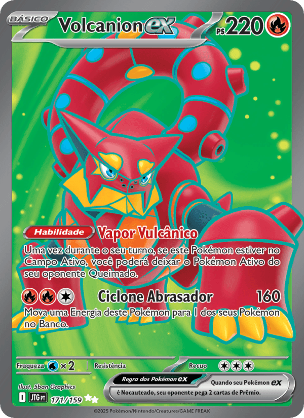 Carta Volcanion ex