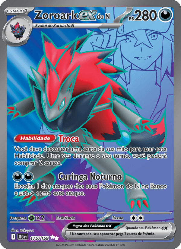 Carta Zoroark ex do N