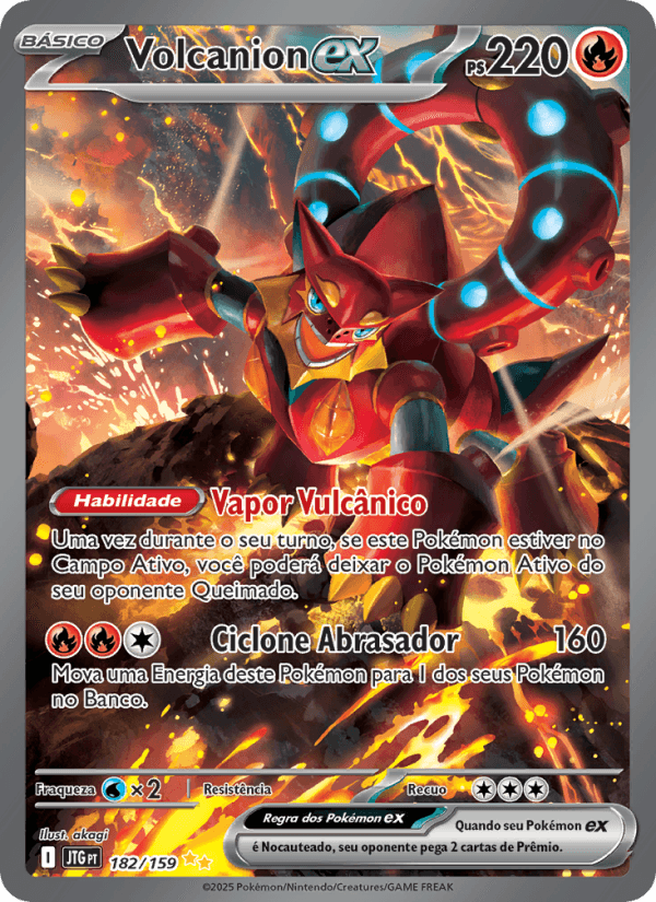 Carta Volcanion ex