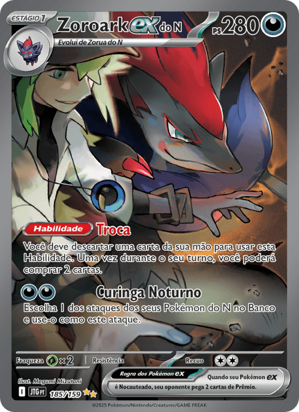 Carta Zoroark ex do N