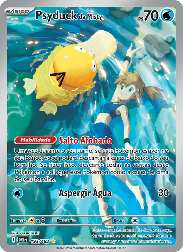 Carta Psyduck da Misty