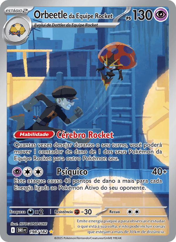 Carta Orbeetle da Equipe Rocket