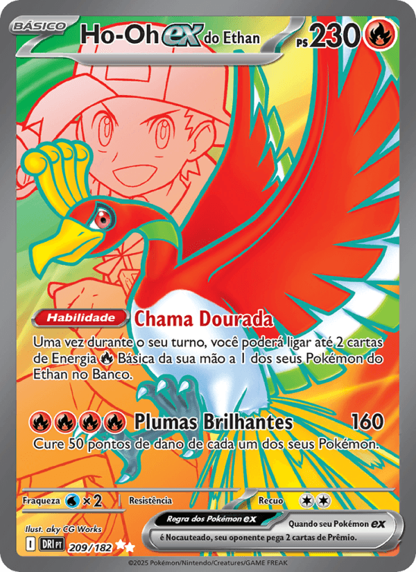 Carta Ho-Oh ex do Ethan