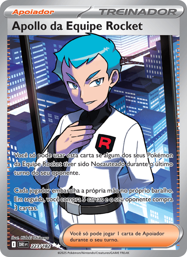 Carta Apollo da Equipe Rocket