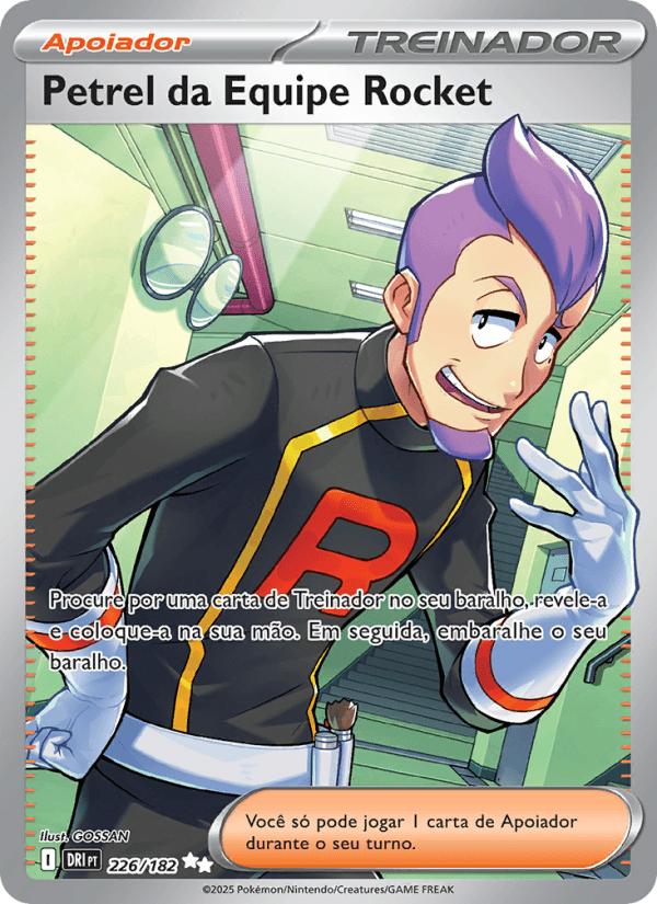 Carta Petrel da Equipe Rocket