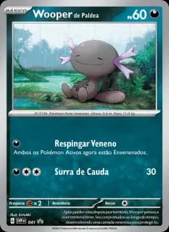Carta Wooper de Paldea
